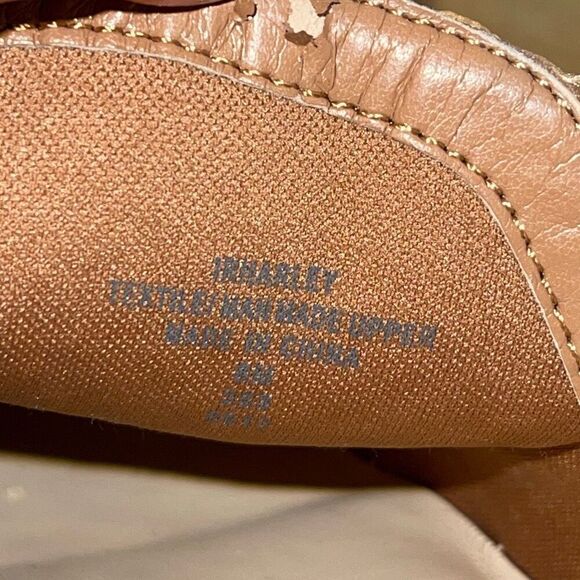 Indigo Rd Womens Basket Woven Harley Slip-on Loafer Flats Brown Size 8 NWOT - Picture 8 of 8